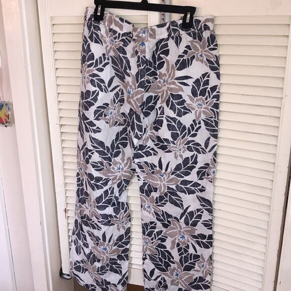 Tommy Bahama 💯% Wrinkle Resistant Linen Pants 2 Pockets. Relaxed 😎 Fit & 👀 - Picture 6 of 17